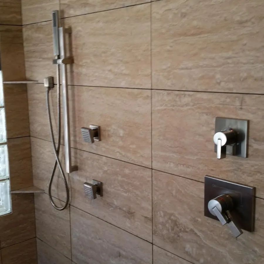 Shower fixture installation for Water Heater Replacement in Arden Hills